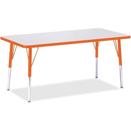 Jonti-Craft TABLE, RECTANGLE, 30X60, GY/OE JNT6408114
